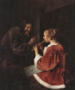 Jan Vermeer The Music Lesson  (mk30) France oil painting artist